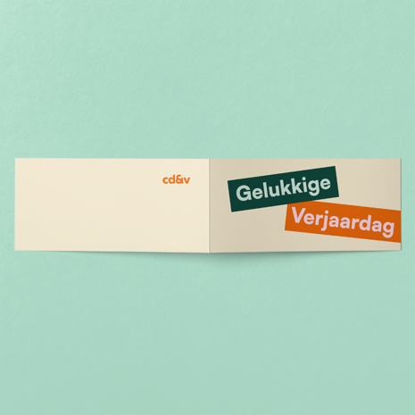 Wenskaart Gelukkige verjaardag